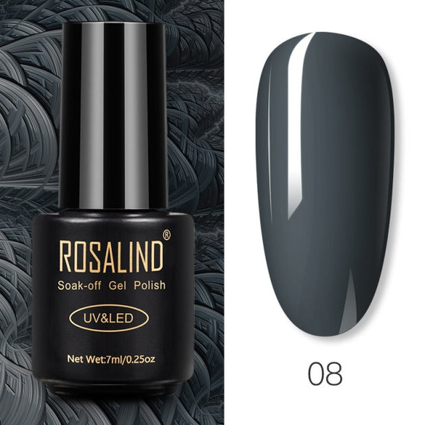 ROSALIND Gel Polish 7ml Gel Nail Polish All For Manicure nail polish hozanas4life RA08 CN 