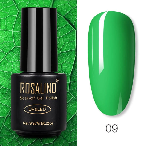 ROSALIND Gel Polish 7ml Gel Nail Polish All For Manicure nail polish hozanas4life RA09 CN 