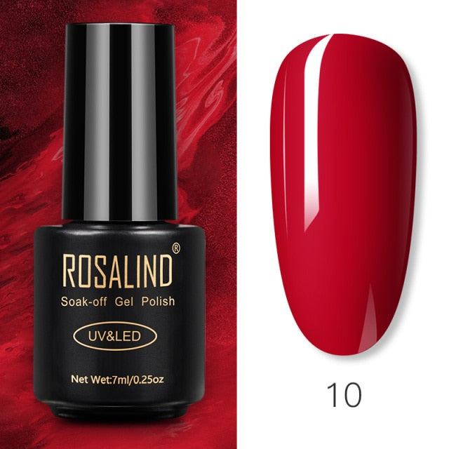 ROSALIND Gel Polish 7ml Gel Nail Polish All For Manicure nail polish hozanas4life RA10 CN 