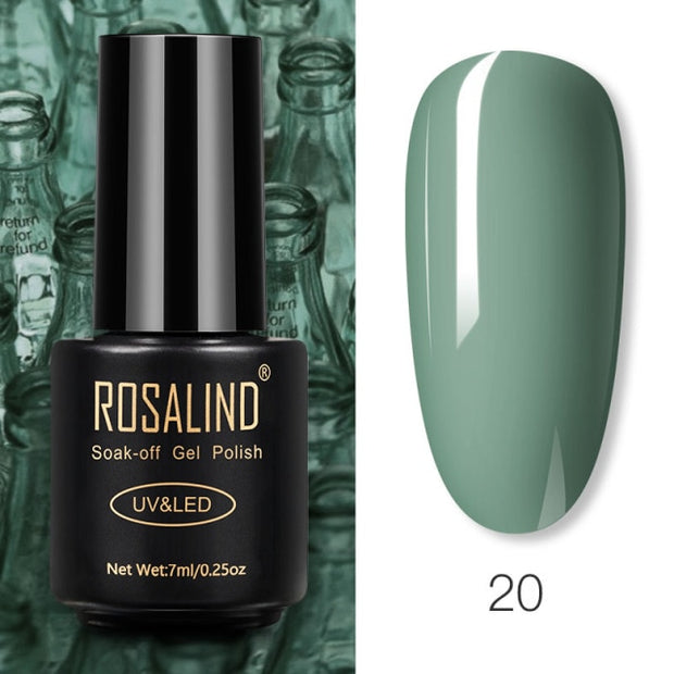 ROSALIND Gel Polish 7ml Gel Nail Polish All For Manicure nail polish hozanas4life RA20 CN 