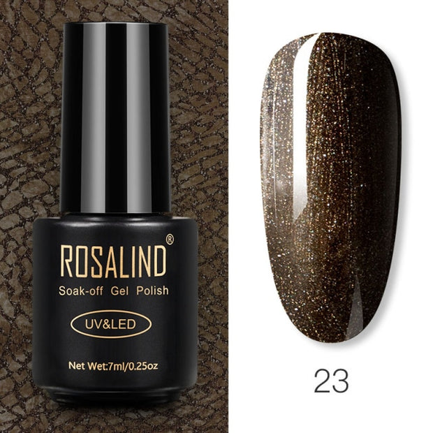 ROSALIND Gel Polish 7ml Gel Nail Polish All For Manicure nail polish hozanas4life RA23 CN 