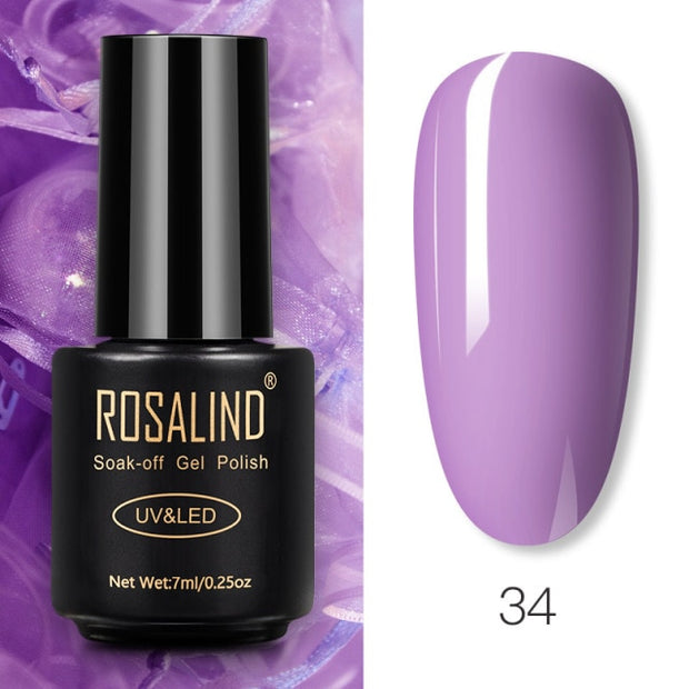 ROSALIND Gel Polish 7ml Gel Nail Polish All For Manicure nail polish hozanas4life RA34 CN 