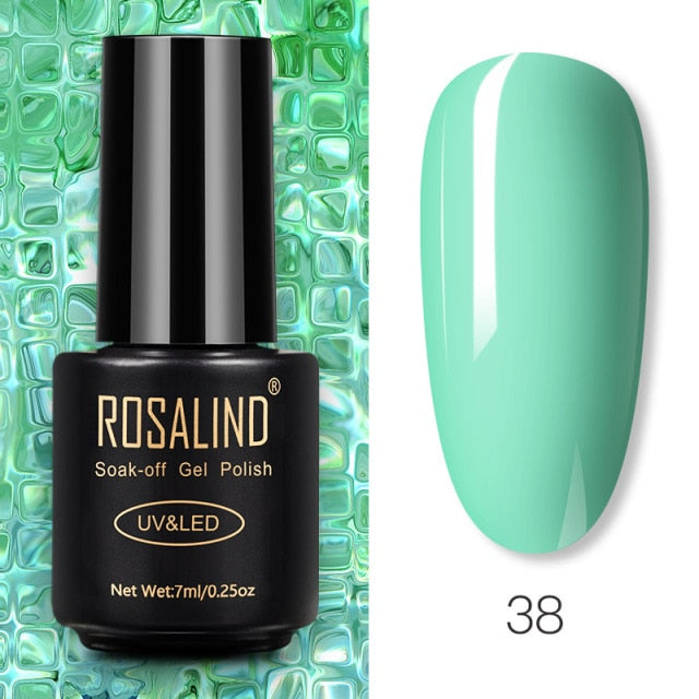 ROSALIND Gel Polish 7ml Gel Nail Polish All For Manicure nail polish hozanas4life RA38 CN 