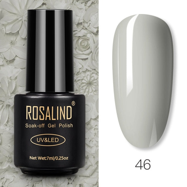 ROSALIND Gel Polish 7ml Gel Nail Polish All For Manicure nail polish hozanas4life RA46 CN 