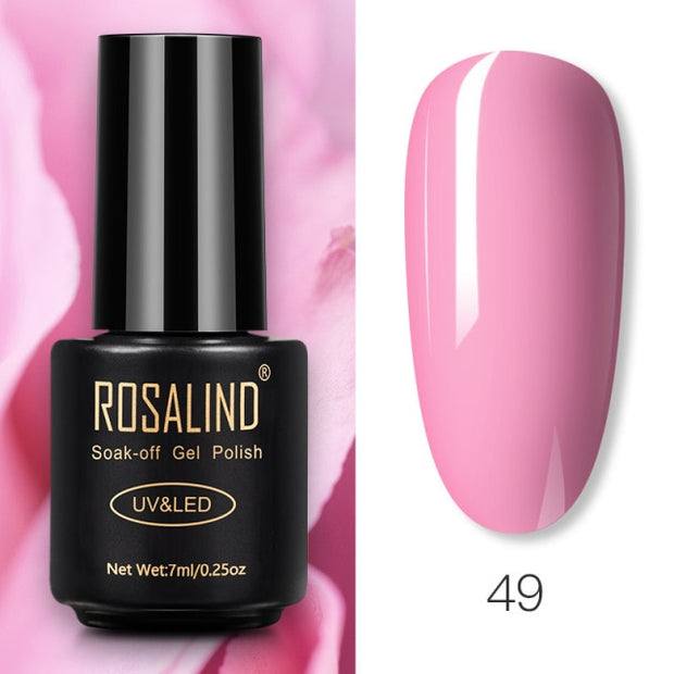 ROSALIND Gel Polish 7ml Gel Nail Polish All For Manicure nail polish hozanas4life RA49 CN 