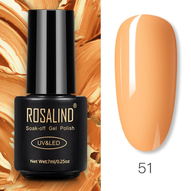 ROSALIND Gel Polish 7ml Gel Nail Polish All For Manicure nail polish hozanas4life RA51 CN 