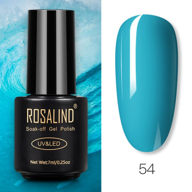 ROSALIND Gel Polish 7ml Gel Nail Polish All For Manicure nail polish hozanas4life RA54 CN 