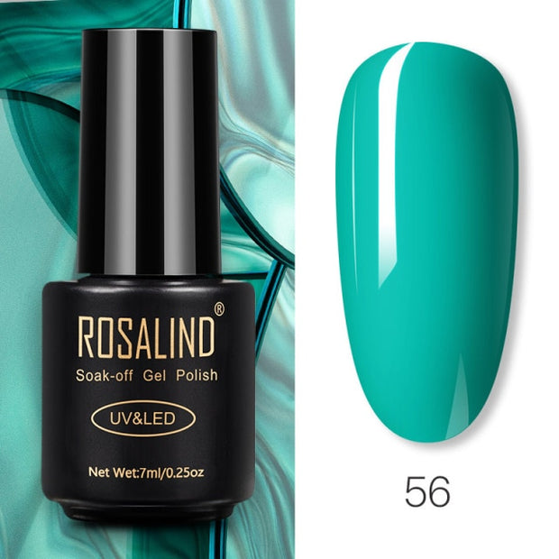 ROSALIND Gel Polish 7ml Gel Nail Polish All For Manicure nail polish hozanas4life RA56 CN 