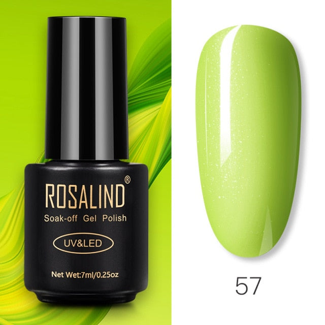 ROSALIND Gel Polish 7ml Gel Nail Polish All For Manicure nail polish hozanas4life RA57 CN 