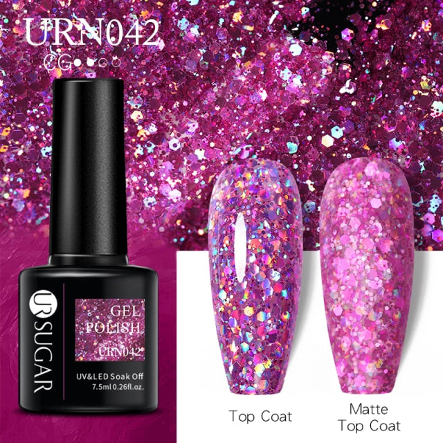 UR SUGAR 7.5ml Dark Purple Gel Nail Polish nail polish hozanas4life