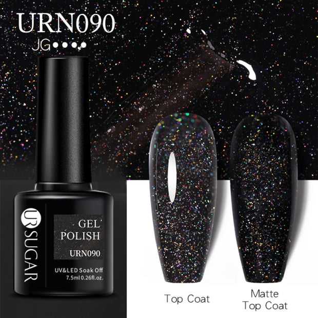 UR SUGAR 7.5ml Dark Purple Gel Nail Polish nail polish hozanas4life URN090  
