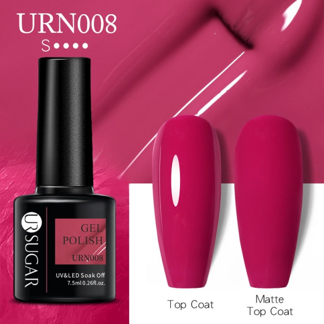 UR Sugar 7.5ML Gel Polish Manicure For Nails Christmas Semi Permanent nail polish hozanas4life URN008  