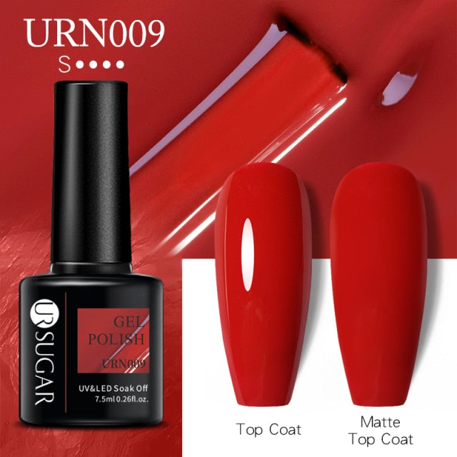 UR Sugar 7.5ML Gel Polish Manicure For Nails Christmas Semi Permanent nail polish hozanas4life URN009  