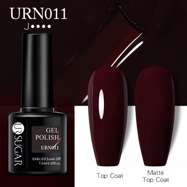 UR Sugar 7.5ML Gel Polish Manicure For Nails Christmas Semi Permanent nail polish hozanas4life URN011  