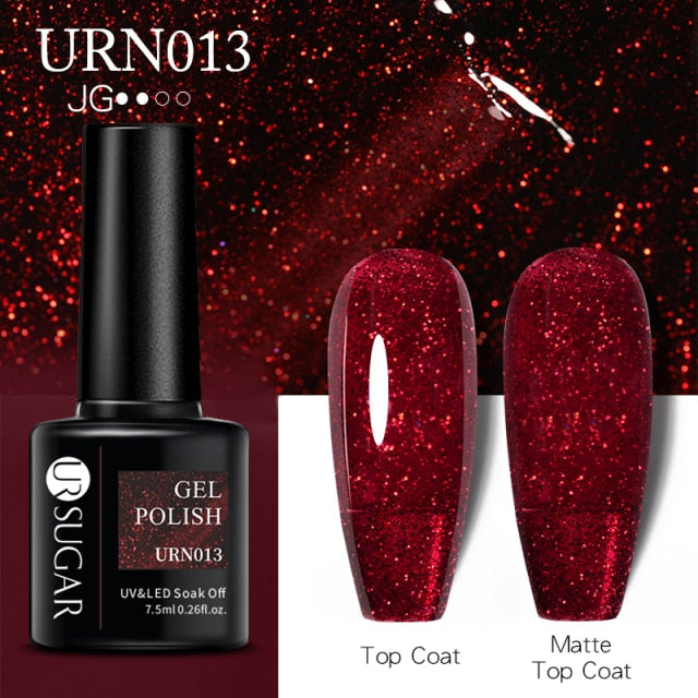 UR Sugar 7.5ML Gel Polish Manicure For Nails Christmas Semi Permanent nail polish hozanas4life URN013  