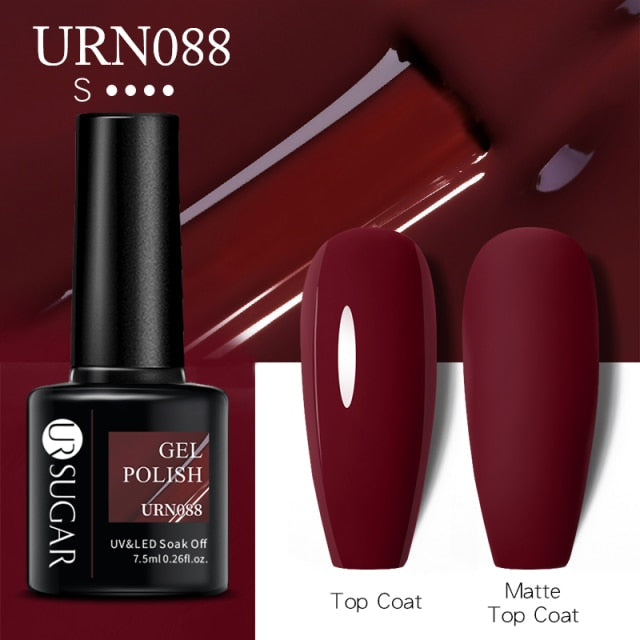 UR Sugar 7.5ML Gel Polish Manicure For Nails Christmas Semi Permanent nail polish hozanas4life URN088  