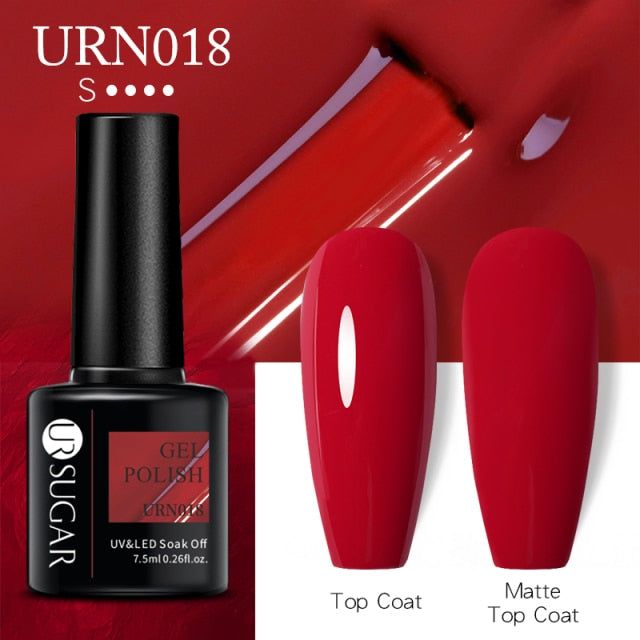 UR Sugar 7.5ML Gel Polish Manicure For Nails Christmas Semi Permanent nail polish hozanas4life URN018  