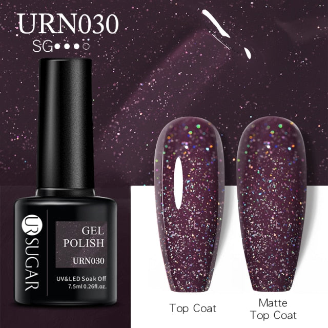 UR Sugar 7.5ML Gel Polish Manicure For Nails Christmas Semi Permanent nail polish hozanas4life URN030  