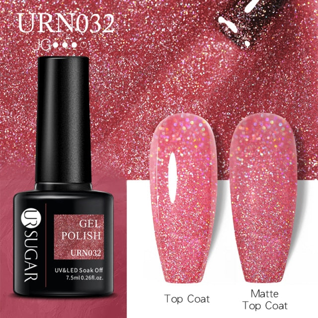UR Sugar 7.5ML Gel Polish Manicure For Nails Christmas Semi Permanent nail polish hozanas4life URN032  