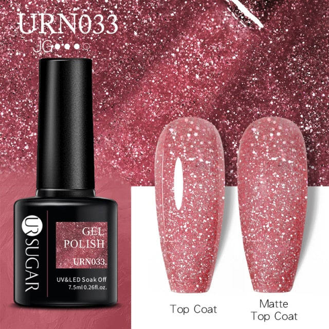 UR Sugar 7.5ML Gel Polish Manicure For Nails Christmas Semi Permanent nail polish hozanas4life URN033  