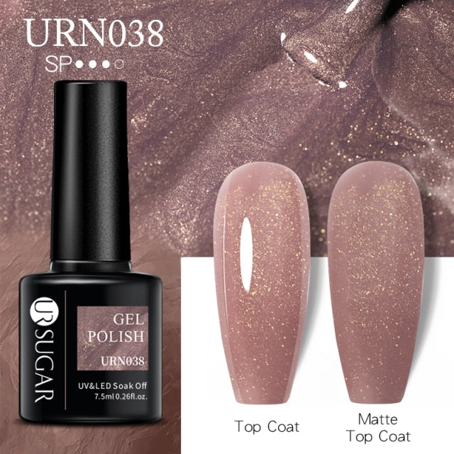 UR Sugar 7.5ML Gel Polish Manicure For Nails Christmas Semi Permanent nail polish hozanas4life URN038  