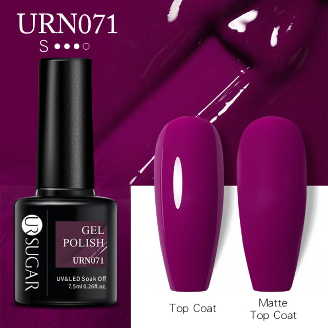 UR Sugar 7.5ML Gel Polish Manicure For Nails Christmas Semi Permanent nail polish hozanas4life URN071  