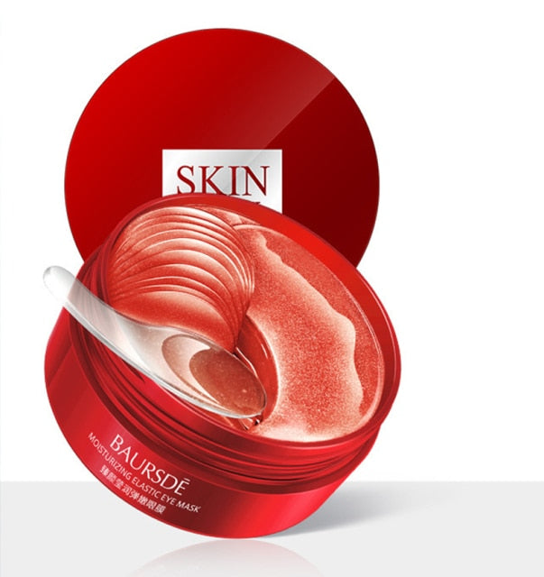60 Pcs Avocado Collagen Mask Natural Moisturizing Gel Eye Patches Remove Dark Circles  hozanas4life red 2  