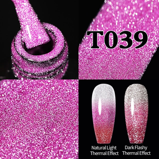 UR SUGAR 7.5ml Reflective Glitter Gel Nail Polish nail polish hozanas4life URT039  