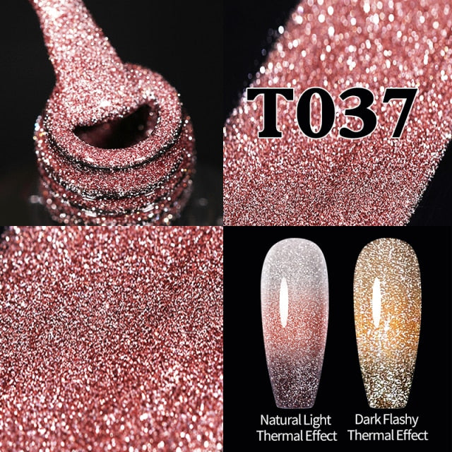 UR SUGAR 7.5ml Reflective Glitter Gel Nail Polish nail polish hozanas4life URT037  