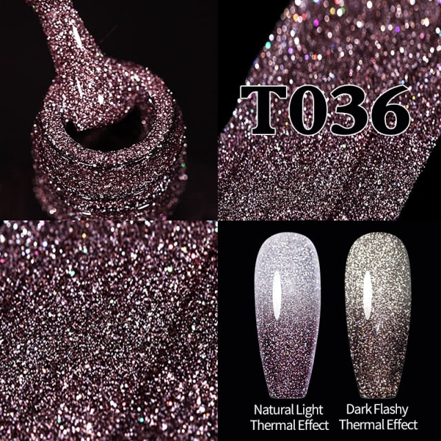 UR SUGAR 7.5ml Reflective Glitter Gel Nail Polish nail polish hozanas4life URT036  