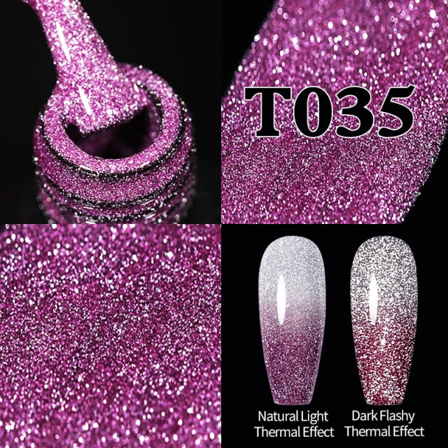 UR SUGAR 7.5ml Reflective Glitter Gel Nail Polish nail polish hozanas4life URT035  