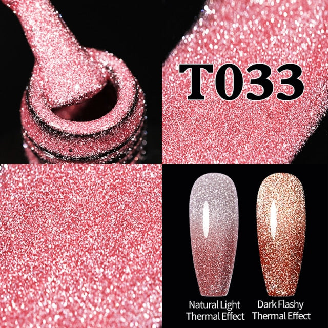 UR SUGAR 7.5ml Reflective Glitter Gel Nail Polish nail polish hozanas4life URT033  