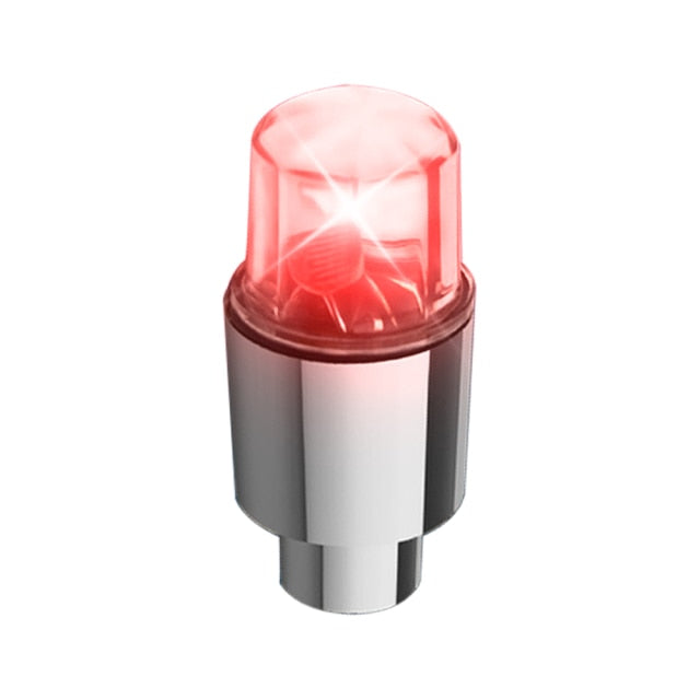 2PC Car Wheel Spoke Light Bicycle Motorcycle LED Light Glowing Tire Valve Tire Light  hozanas4life AG-Red China 