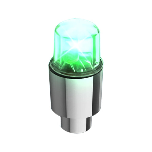 2PC Car Wheel Spoke Light Bicycle Motorcycle LED Light Glowing Tire Valve Tire Light  hozanas4life AG-Green China 