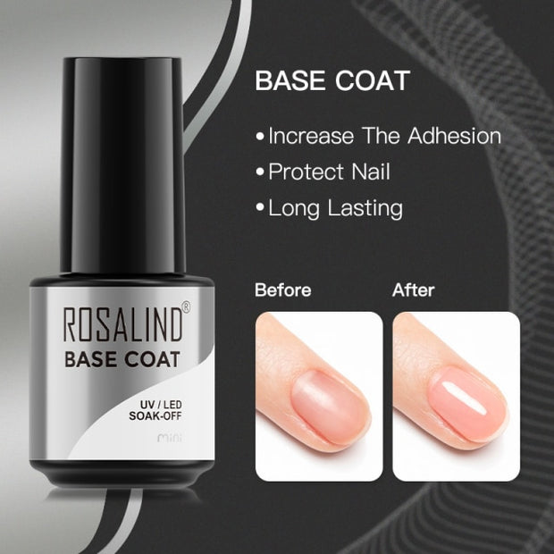 ROSALIND Gel Nail Polish Plastic Bottle 70Colors Gel Polish nail polish hozanas4life SLA-BASE  