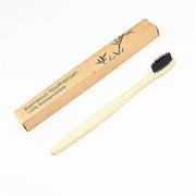 50 Pack Zero Waste Custom Bamboo Toothbrush Small Head Eco-Friendly  hozanas4life 50 PACK Black  