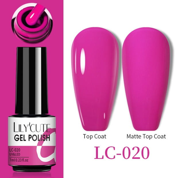 LILYCUTE Thermal Nail Gel Polish 3 Layers Temperature Shiny Color nail polish hozanas4life LC-020  