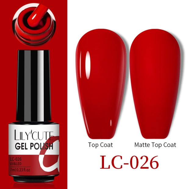 LILYCUTE Thermal Nail Gel Polish 3 Layers Temperature Shiny Color nail polish hozanas4life LC-026  