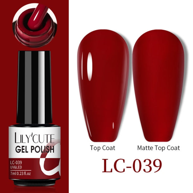 LILYCUTE Thermal Nail Gel Polish 3 Layers Temperature Shiny Color nail polish hozanas4life LC-039  