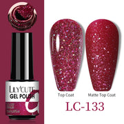 LILYCUTE Thermal Nail Gel Polish 3 Layers Temperature Shiny Color nail polish hozanas4life LC-133  