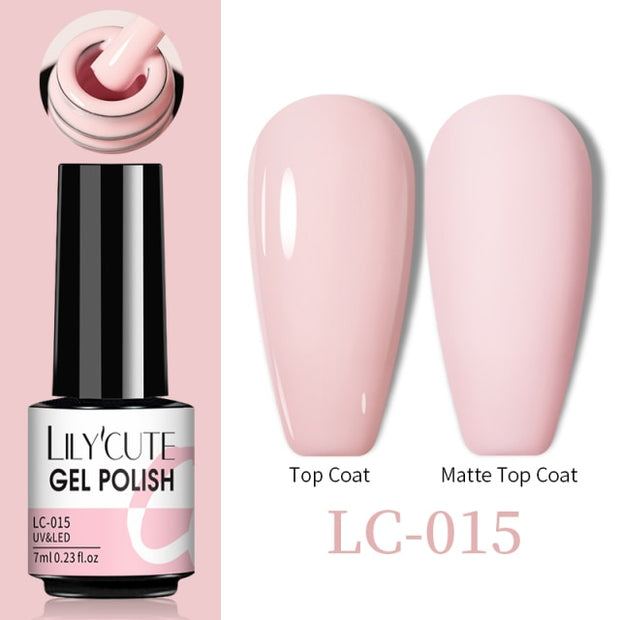 LILYCUTE Thermal Nail Gel Polish 3 Layers Temperature Shiny Color nail polish hozanas4life LC-015  