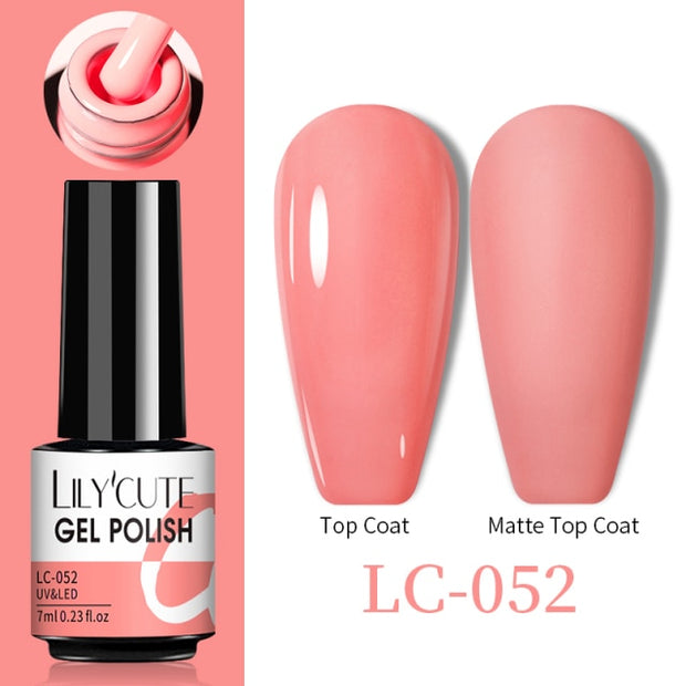 LILYCUTE Thermal Nail Gel Polish 3 Layers Temperature Shiny Color nail polish hozanas4life LC-052  