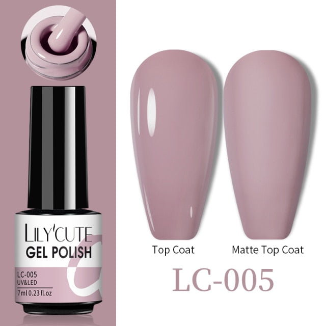 LILYCUTE Thermal Nail Gel Polish 3 Layers Temperature Shiny Color nail polish hozanas4life LC-005  