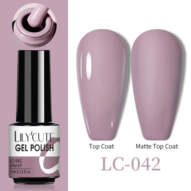 LILYCUTE Thermal Nail Gel Polish 3 Layers Temperature Shiny Color nail polish hozanas4life LC-042  