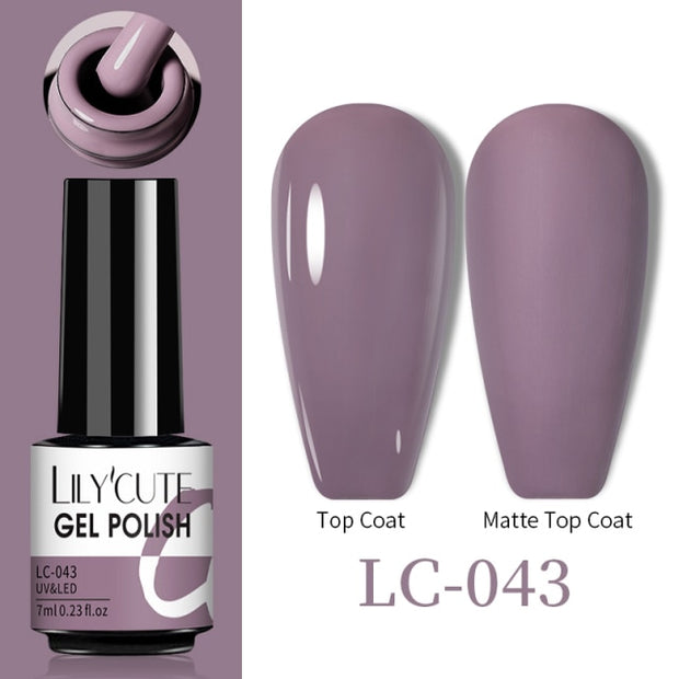 LILYCUTE Thermal Nail Gel Polish 3 Layers Temperature Shiny Color nail polish hozanas4life LC-043  