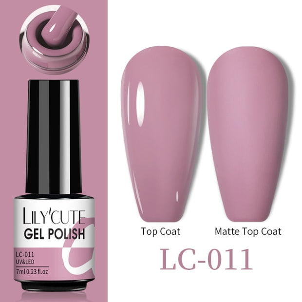 LILYCUTE Thermal Nail Gel Polish 3 Layers Temperature Shiny Color nail polish hozanas4life LC-011  