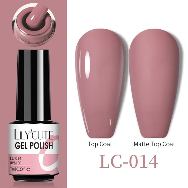 LILYCUTE Thermal Nail Gel Polish 3 Layers Temperature Shiny Color nail polish hozanas4life LC-014  