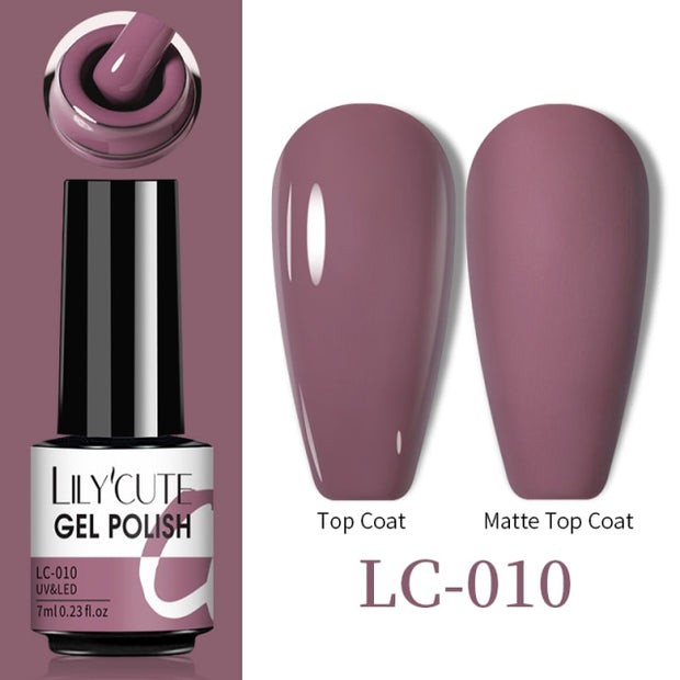 LILYCUTE Thermal Nail Gel Polish 3 Layers Temperature Shiny Color nail polish hozanas4life LC-010  