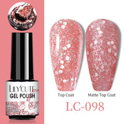 LILYCUTE Thermal Nail Gel Polish 3 Layers Temperature Shiny Color nail polish hozanas4life LC-098  