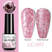 LILYCUTE Thermal Nail Gel Polish 3 Layers Temperature Shiny Color nail polish hozanas4life LC-097  